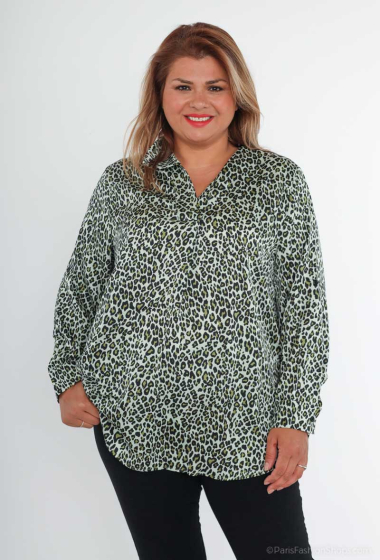 Wholesaler Christy - Animal print shirt