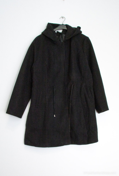 Wholesaler Christy - coat with hood and tie