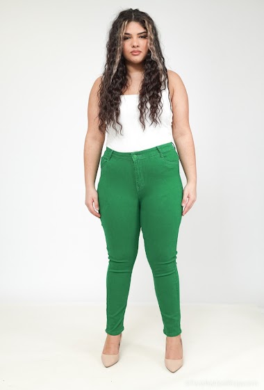 Wholesaler Christy - Stretch pants with buttons
