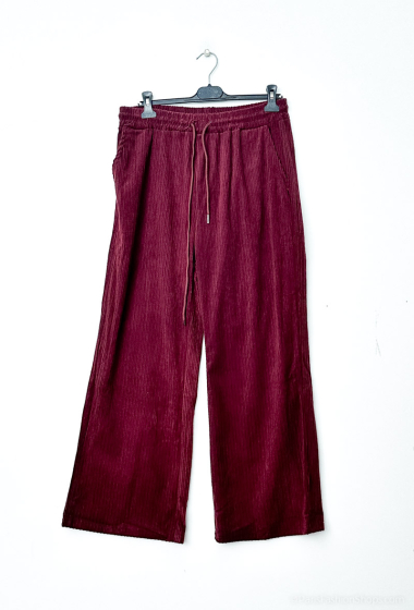 Wholesaler Christy - Plain velvet pants