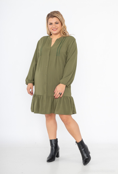 Wholesaler Christy - Plain shirt dress
