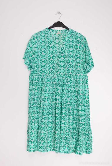 Wholesaler Christy - V-neck printed dress
