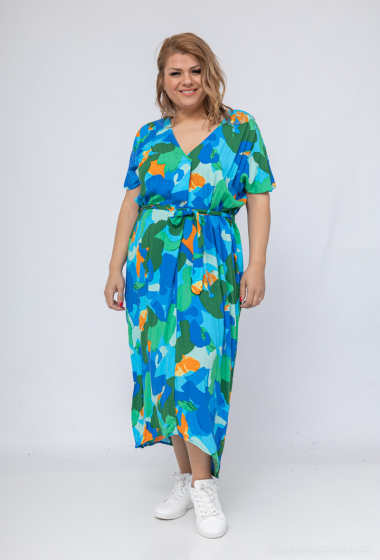 Wholesaler Christy - Long printed dress