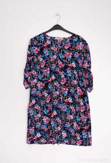Wholesaler Christy - V neck ¾ sleeve dress