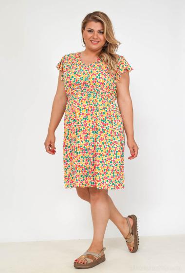 Wholesaler Christy - Printed short-sleeved dress