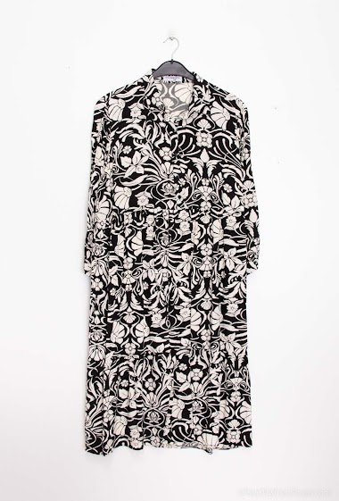 Großhändler Christy - Midi dress with flower print