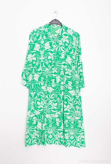 Wholesaler Christy - Midi dress with flower print