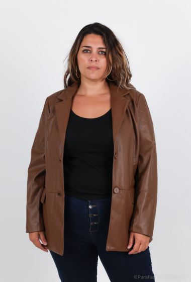 Wholesaler Christy - Faux leather jacket