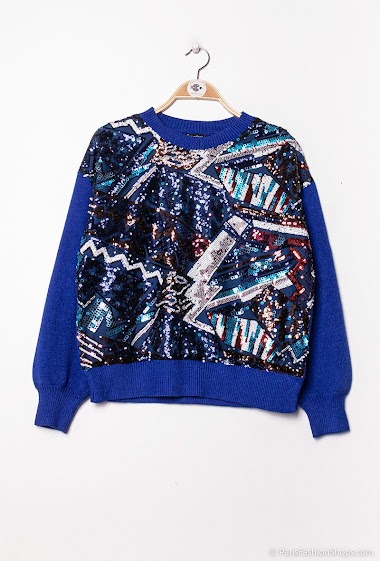 Wholesaler Ciao Milano - Knit sweater with sequins