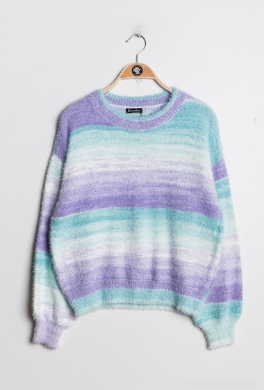Wholesaler Ciao Milano - Colorful striped sweater