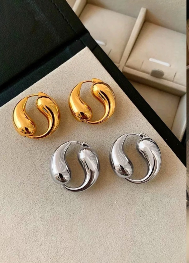 Grossiste CICI&H - stainless steel earrings