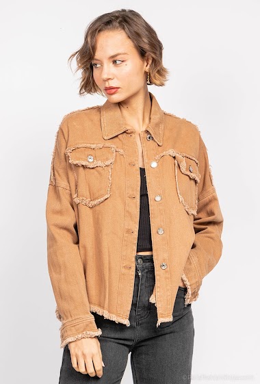 Großhändler Ciminy - Oversized flocked jacket
