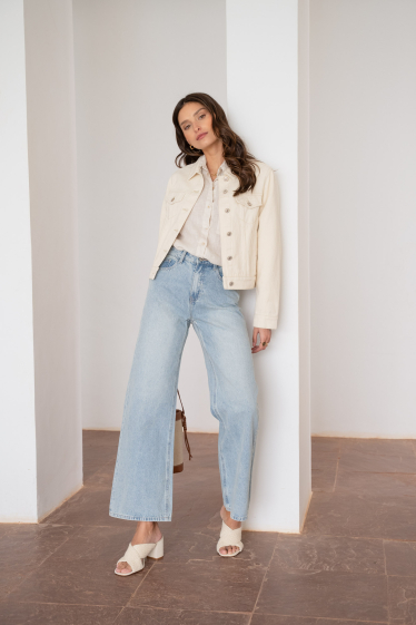 Großhändler ORAIJE PARIS - Faustinette weite Jeans