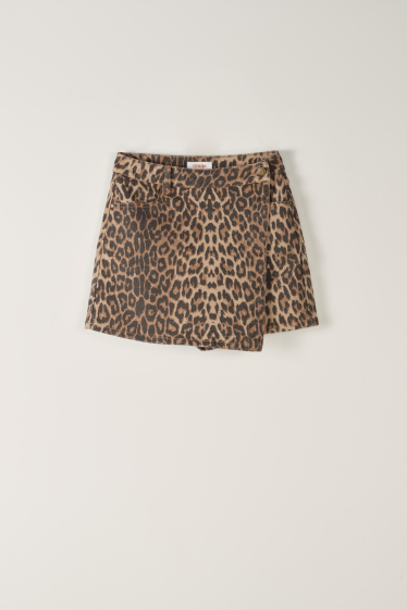 Wholesaler ORAIJE PARIS - Leopard straight Solange jeans