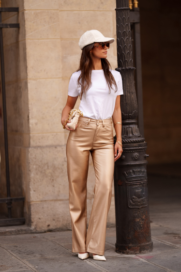 Wholesaler ORAIJE PARIS - Leatherette trousers