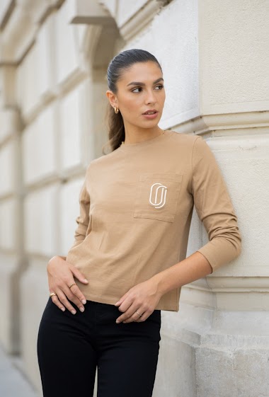 Wholesaler ORAIJE PARIS - Olivia long sleeve t-shirt