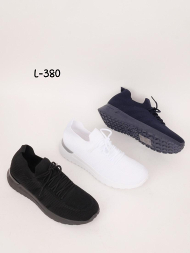 Wholesaler Cink Me - Textured mesh lace-up sneakers