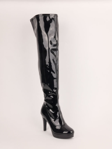 Wholesaler Cink Me - Patent PU thigh high boots