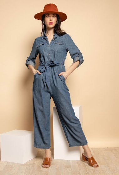 Wholesaler Cissy & Co - Button front jumpsuit