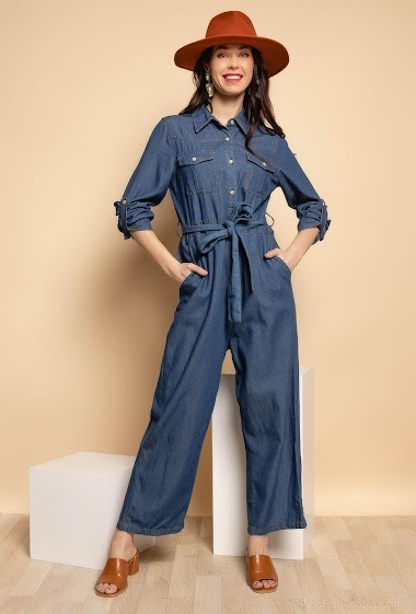 Wholesaler Cissy & Co - Button front jumpsuit