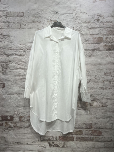 Wholesaler FOLIE LOOK - Plain shirt (cotton)