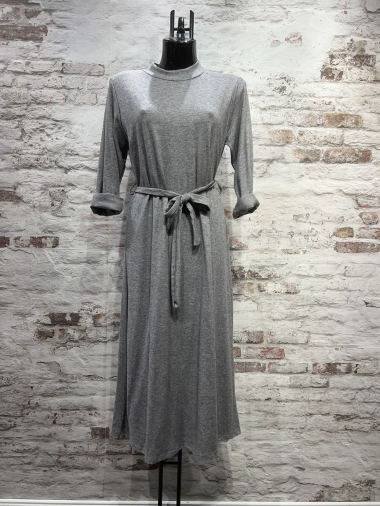 Wholesaler FOLIE LOOK - Wide long-sleeved dress