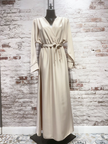 Wholesaler FOLIE LOOK - Long dress with belt