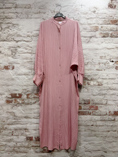 Grossiste FOLIE LOOK - Robe abaya longue