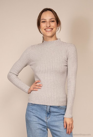 Wholesaler CM MODE - Ribbed knit sweater