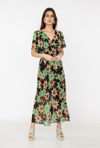 Wholesaler CM MODE - Flower print dress