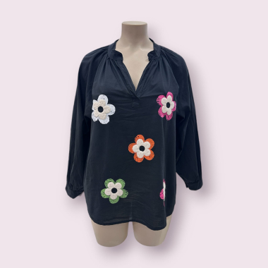 Grossiste C'MELODIE - BLOUSE FLEURS