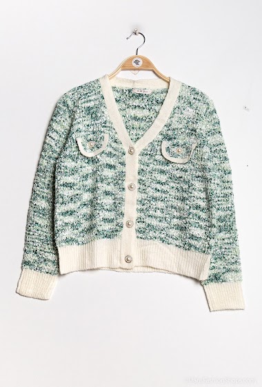Wholesaler CMP55 - Cardigan in texturized knit