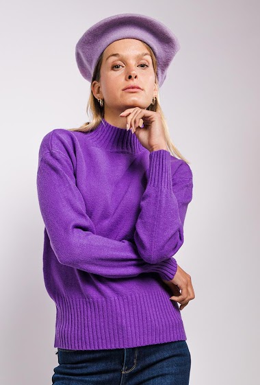 Wholesaler CMP55 - Sweater with funnel neck