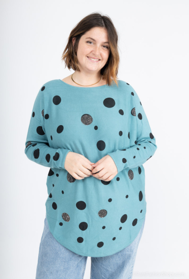 Wholesaler CMP55 - Spotted sweater