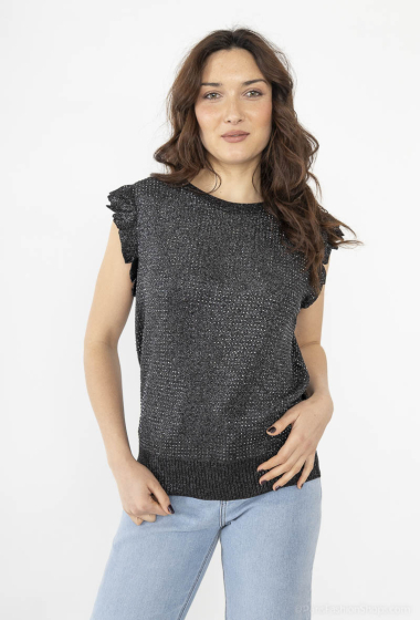 Grossiste CMP55 - pull top strass