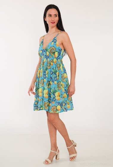 Wholesaler CMP55 - Short printed dress