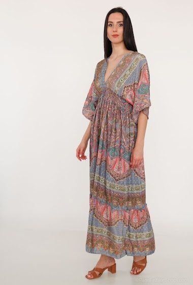 Wholesaler CMP55 - Long printed dress