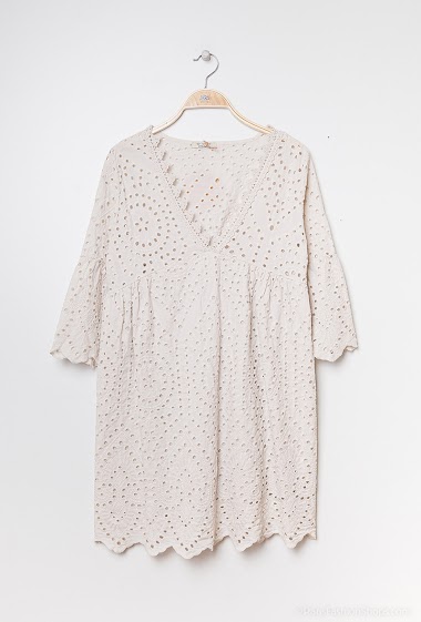 Wholesaler Cocco Bello - Embroidered and perforated dress