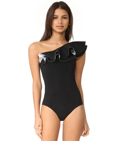 Wholesaler COCONUT SUNWEAR - 1-piece shell swimsuit Black