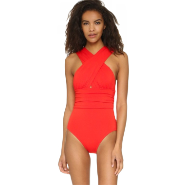 Wholesaler COCONUT SUNWEAR - 1 piece swimsuit Red