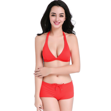 Grossiste COCONUT SUNWEAR - Maillot 2 pièces Rouge