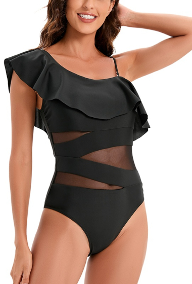 Wholesaler COCONUT SUNWEAR - one-piece swimsuit 1 piece BLACK