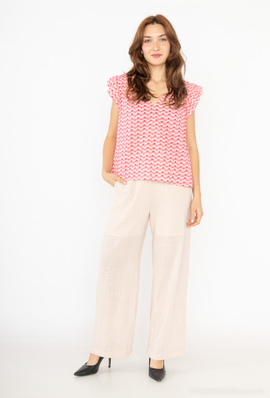 Wholesaler COLOR BLOCK - Patterned blouse