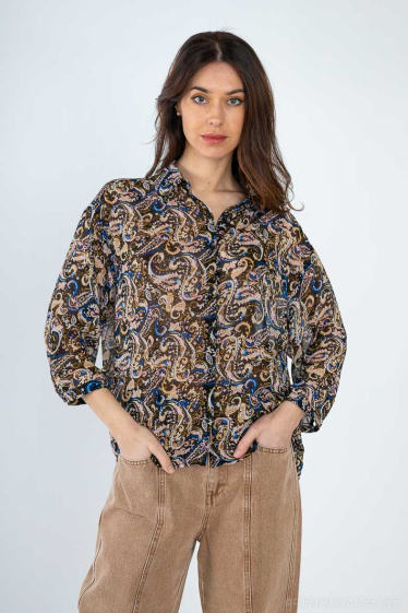 Wholesaler COLOR BLOCK - Patterned shirt