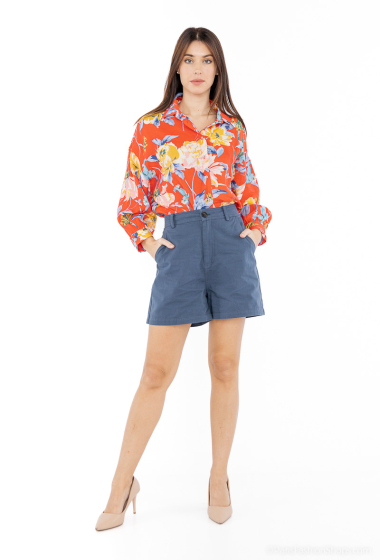 Wholesaler COLOR BLOCK - Floral print shirt