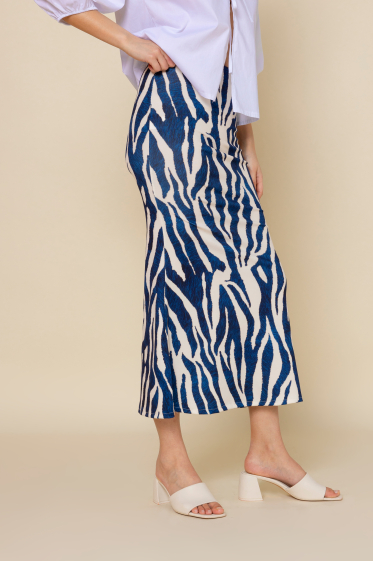 Wholesaler Copperose - Animal print maxi skirt