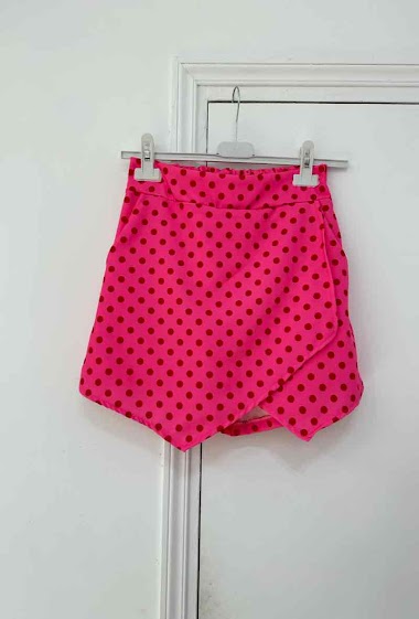 Wholesaler Copperose - Asymmetric printed short skirt