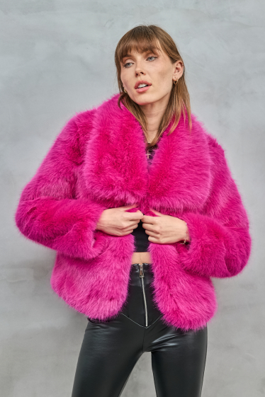 Wholesaler Copperose - short faux fur coat