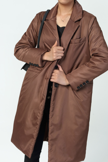 Grossiste Copperose - manteau mi-long en k-way