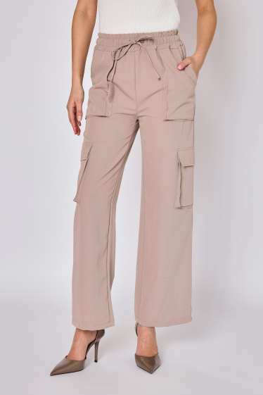 Wholesaler Copperose - wide cargo pants with tie